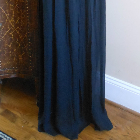 J CREW Strapless Silk Chiffon Taryn Dress 4P BLACK - Picture 3 of 7